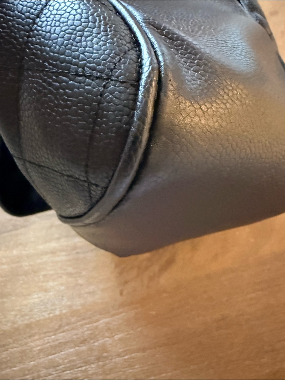Vintage CHANEL Black Quilted Leather Backpack with CC Turn-Lock - Picture 7 of 9